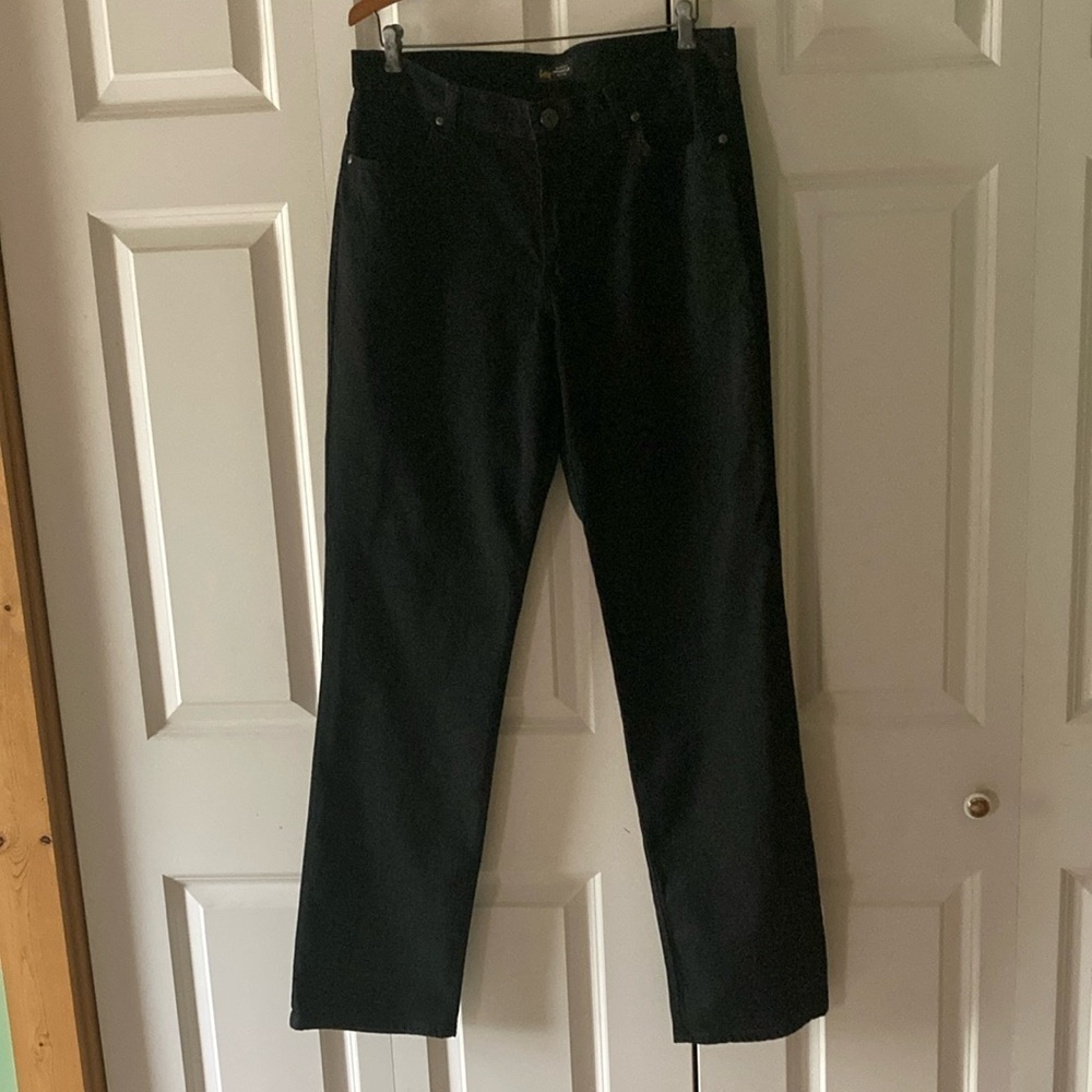 Lee relaxed fit women’s black jeans 12 long